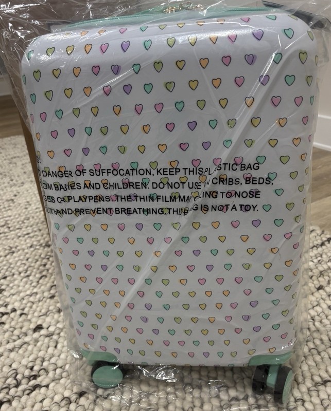 ROLLER RABBIT Heart Pattern Hardcase Spinner Suitcase gallery