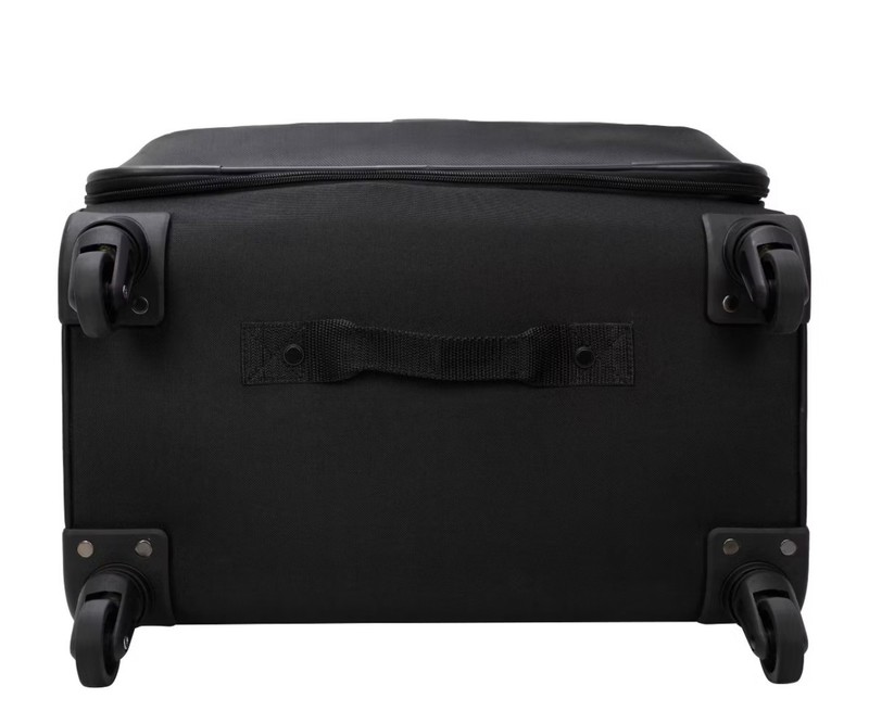 SKYLINE SOFTSIDE CHECKED SPINNER 5PC LUGGAGE SET - BLACK gallery