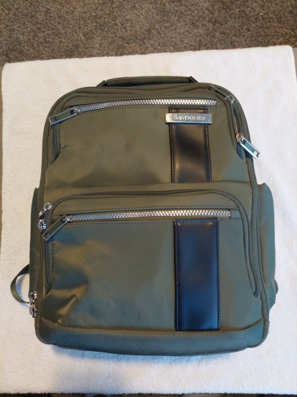 Samsonite Recyclex Backpack Green Recycle Material New With Tags