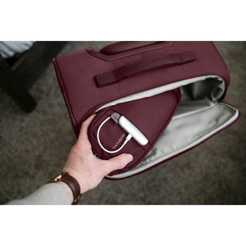 SAMSONITE LINEATE SOFTSIDE EXPANDABLE LUGGAGE WITH SPINNER WHEELS Carry-on GREEN gallery