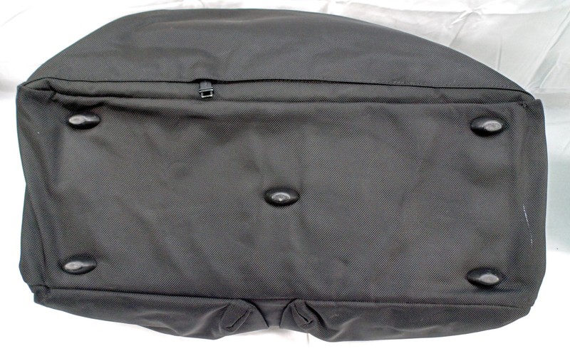 Tumi Lexus Weekender Duffle Tote Bag Black Nylon White Stitching Limited Edition gallery
