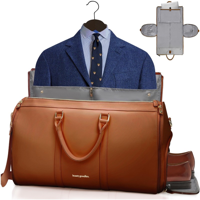 GOODIES LABS Garment Bag For Travel, Carry On, Bag for Suits, Dresses & Shoes