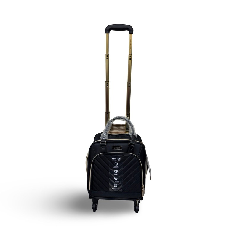 KENNETH COLE REACTION 17″ Softside Chevron 4-Wheel Spinner Carry-On Underseater