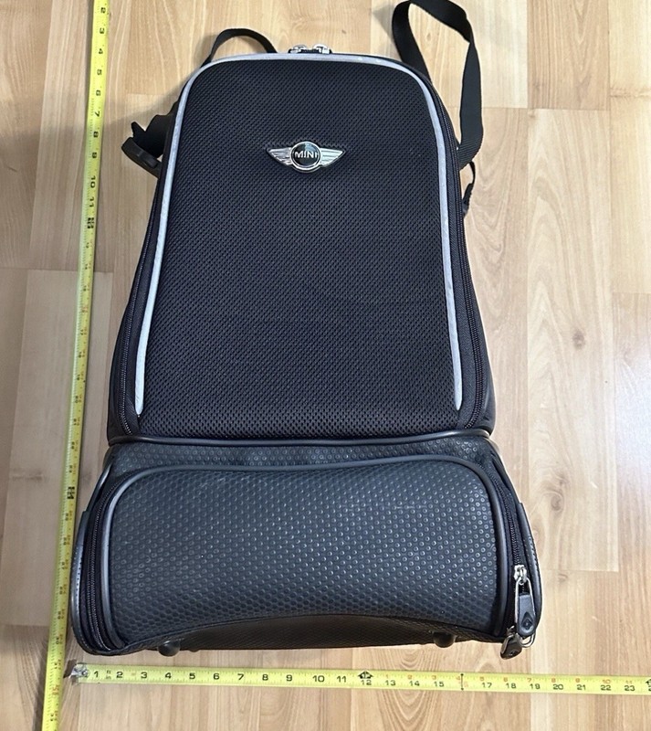Rare Samsonite X Mini Cooper Luggage Collab Backpack/Carry-on Convertible Bag