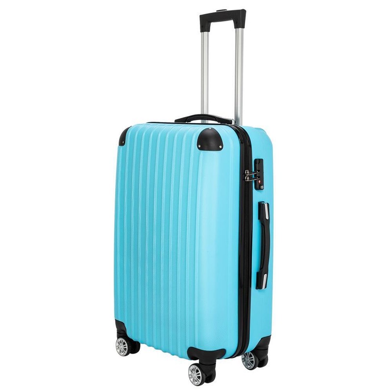 20"24"28" Trolley Case 3-Piece Hardside Lightweight Spinner Luggage Bag Set TSA gallery