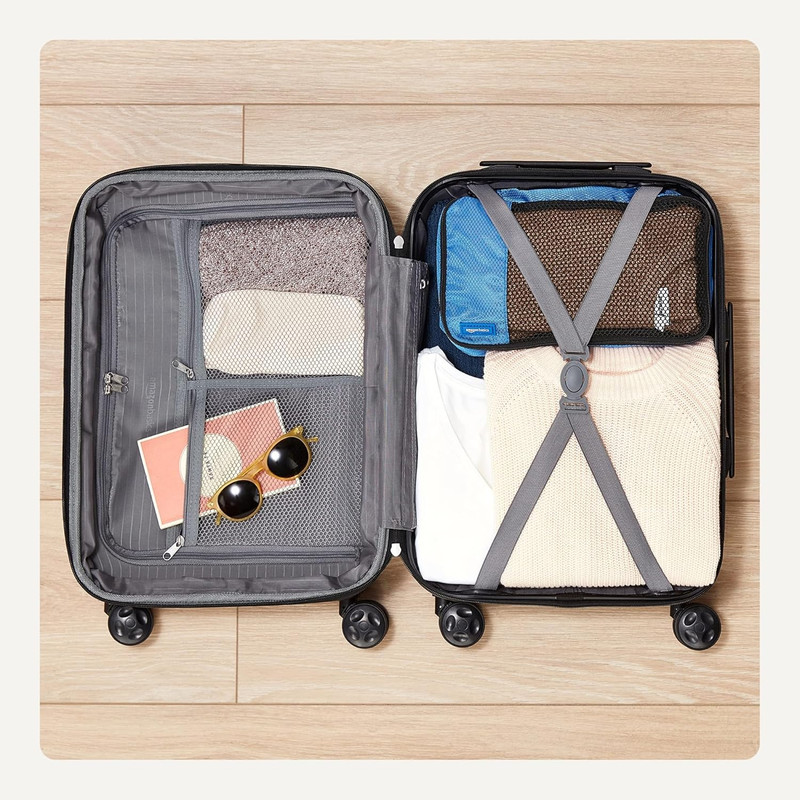 Amazonbasics 68 Cm Navy Blue Hardsided Check-In Trolley gallery