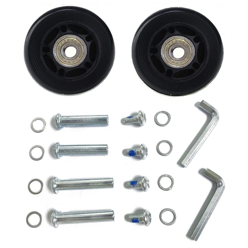 "2Pack Luggage Suitcase Replacement Wheels 60mm with ABEC7 Bearings"