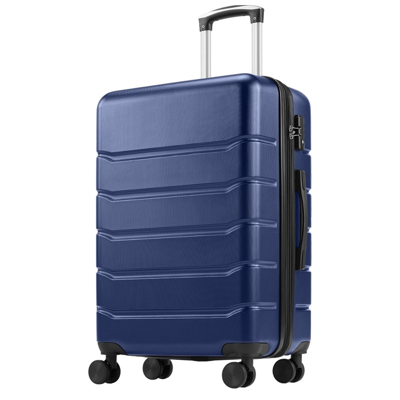 OLIXIS 28 Inch Luggage, Hardside Checked Suitcase with Spinner Wheels, Lightw…