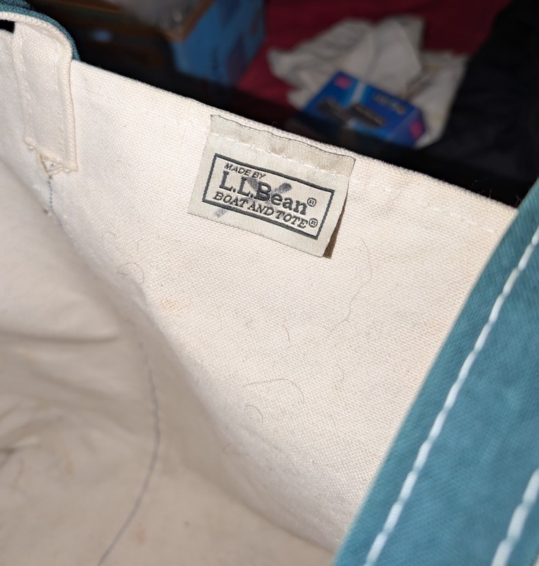 LL Bean Size: Extra Large Extra Long Handles Boat And Tote -The Coveted Gem gallery