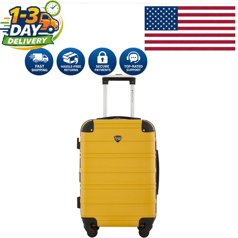Chic 22-Inch Phoenix Expandable Carry-On with Compression Straps & Smooth Wheels