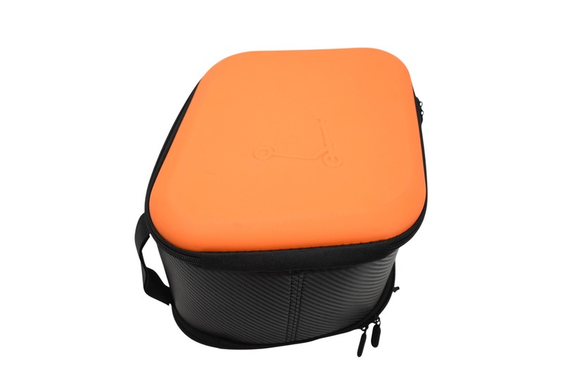 Electric Scooter Hard Shell Storage Case Bag Orange Black Unbranded Zipper