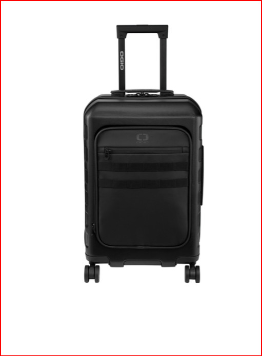 New 413011 OGIO® Utilitarian Carry-On Spinner Black Suitcase/Luggage/Carry-on