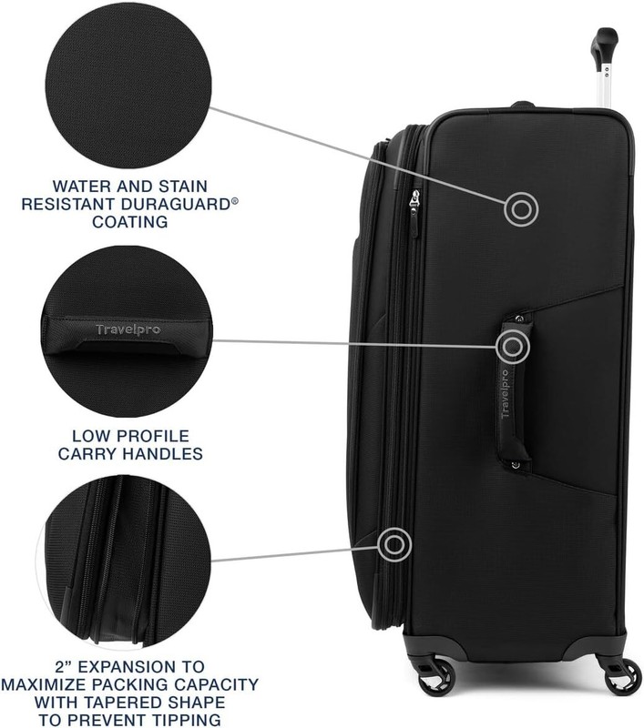 Travelpro Maxlite 5 Softside Expandable Checked Luggage,Checked-Large 29-Inch gallery