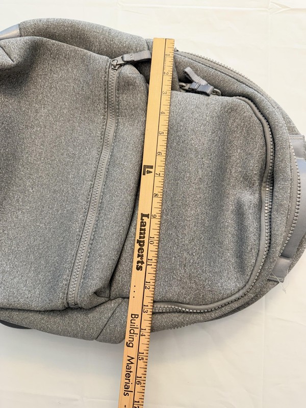 Universal Thread Gray Laptop Backpack 16in Travel Bag Daypack Work School Soft gallery