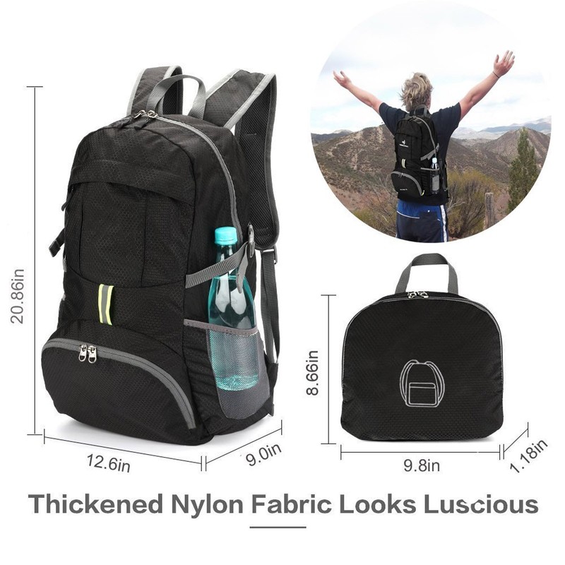 Packable Backpack 35L Water Resistant Hiking Travel Daypack Lightweight gallery