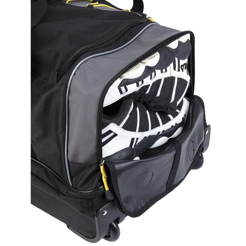 Large Rolling Duffel Bag Telescopic Handle In-line Skate Wheels Travel Gear New gallery