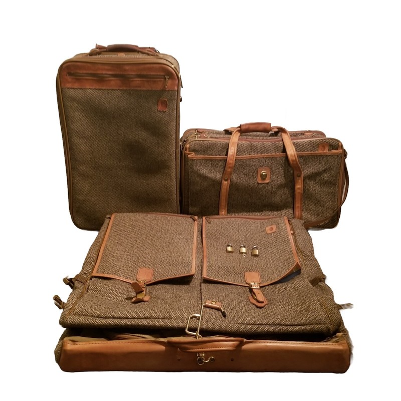 Hartmann Luggage Lot Tweed Bags Wheel Suitcase Weekender Duffle Garment Carry-On