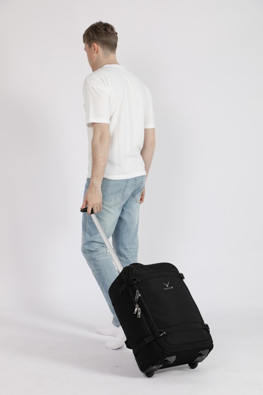42L Rolling Backpack Flight Approved Wheeled Travel Luaage Carry on gallery