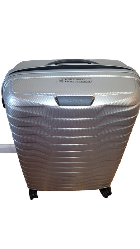 Samsonite Hardshell Proxis Large Suitcase Silver Luggage Spinner gallery