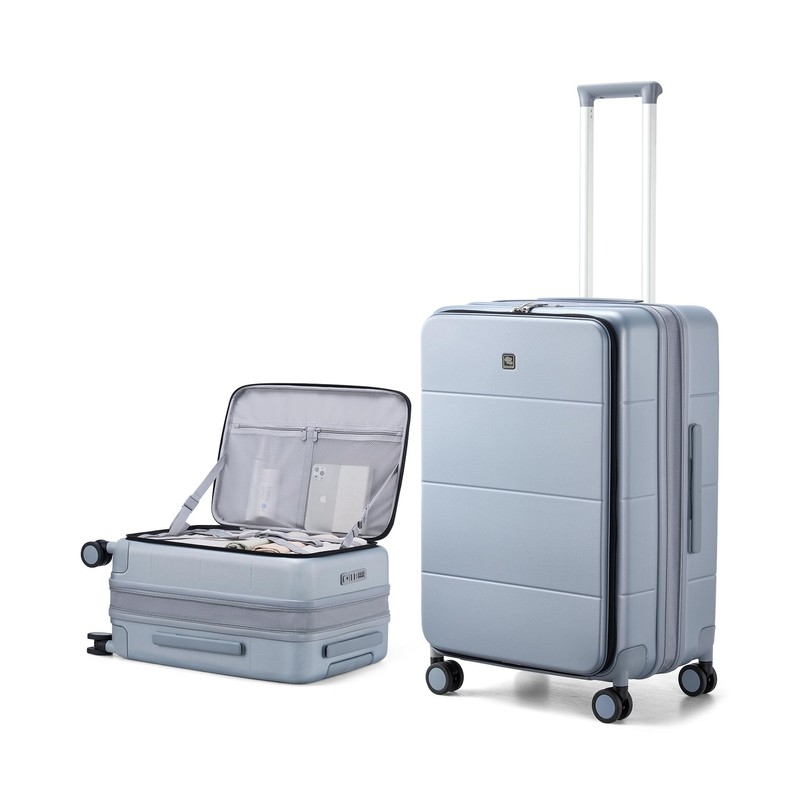 Hanke 24 Inch Expandable Checked Luggage Hard Shell Suitcases with Wheels Top…
