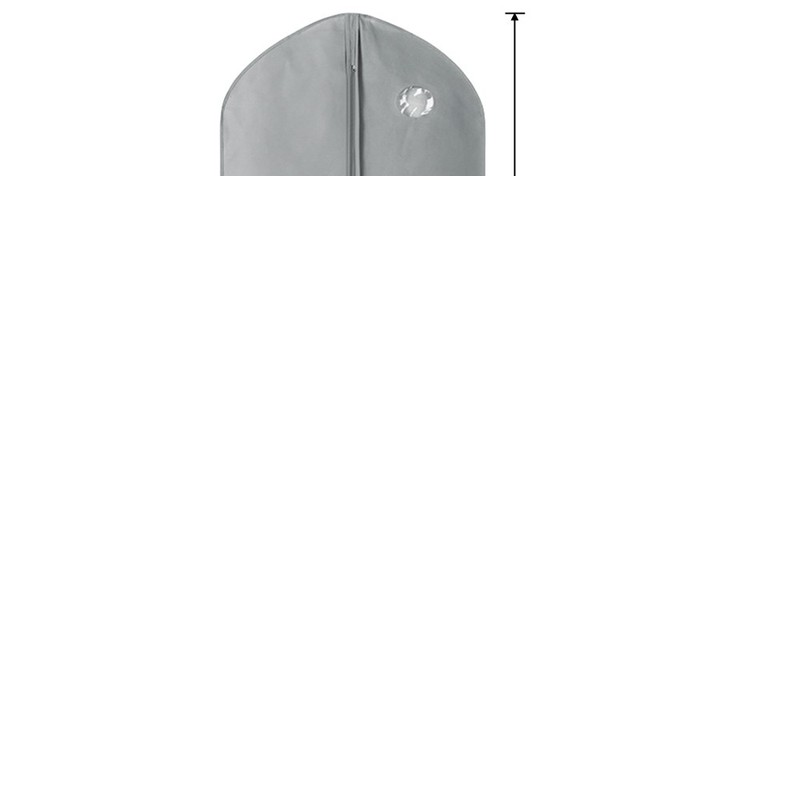 5Pack 59inch Hanging Garment Bag Non-Woven Breathable Suit Coat Protector Cover