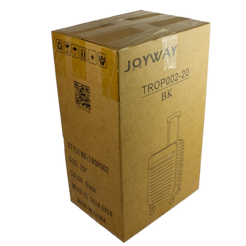 Joyway 20″ Carry-On Travel Luggage Black New Sealed Box