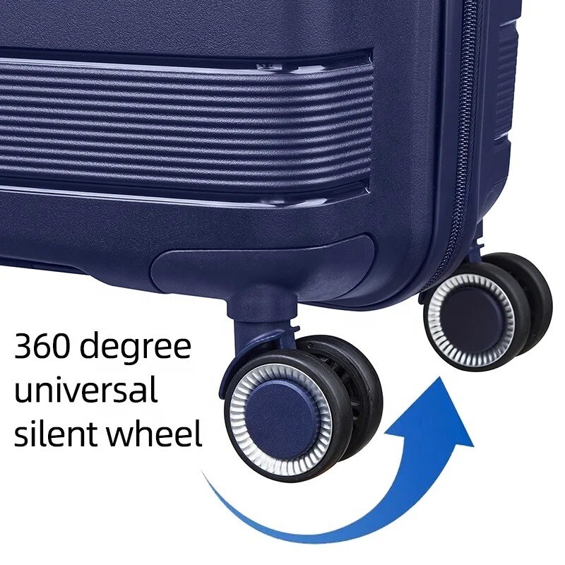 TRAVLR 100% PP break resistant lightweight expandable 24"checkin luggage trolley gallery