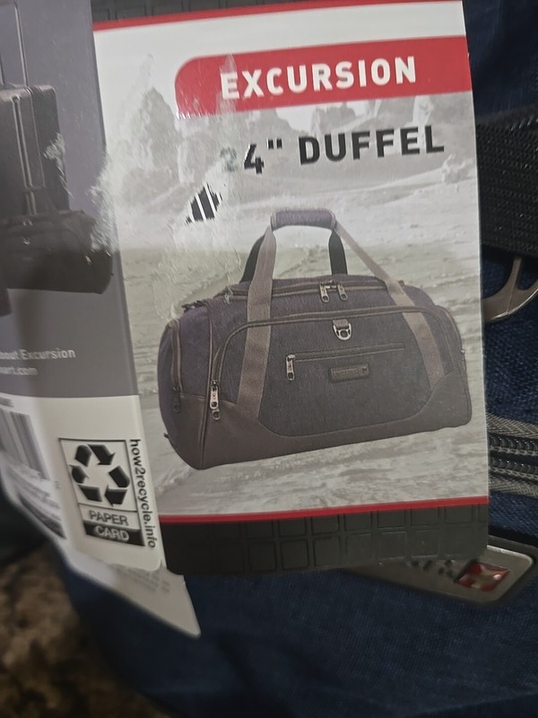 SWISSTECH Excursion 24" Duffel Bag Blue Adventure Water Resistant Bottom - New gallery