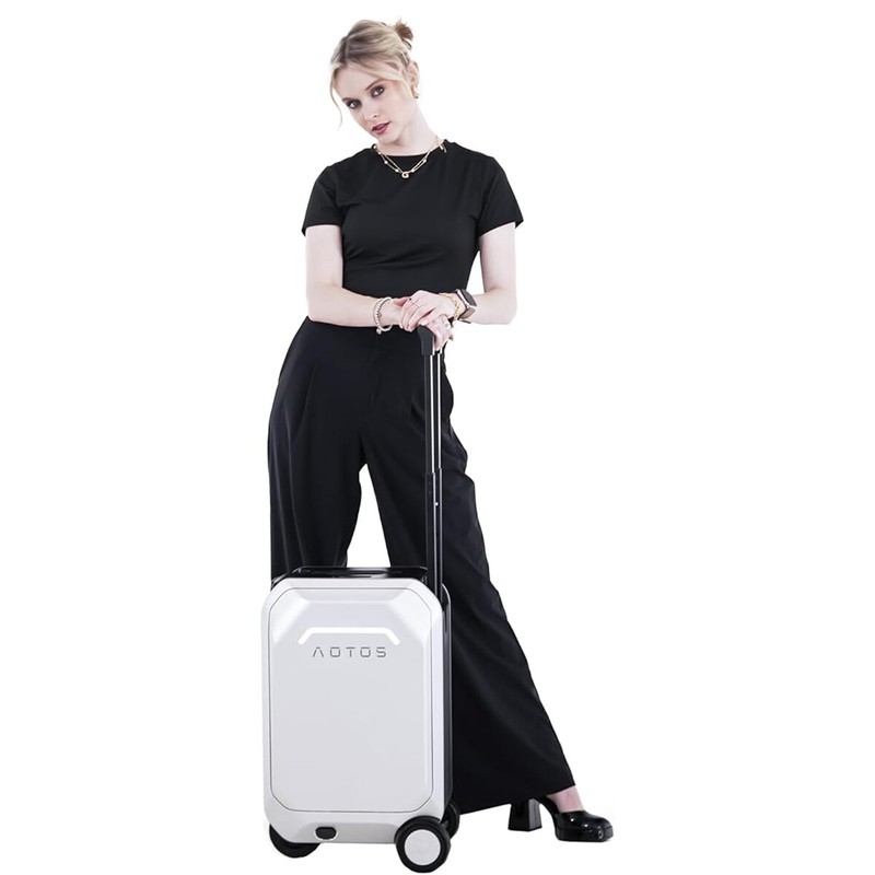 20'' Smart Rideable Suitcase 31L Electric Luggage Scooter /Travel APP Control gallery