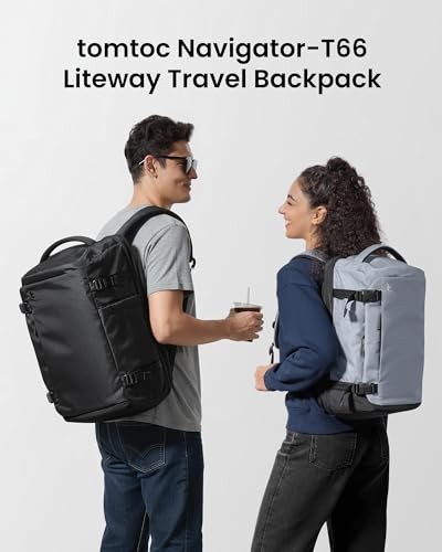 Travel Backpack TSA Friendly Flight Approved Carry-on 40L Black-ripstop gallery