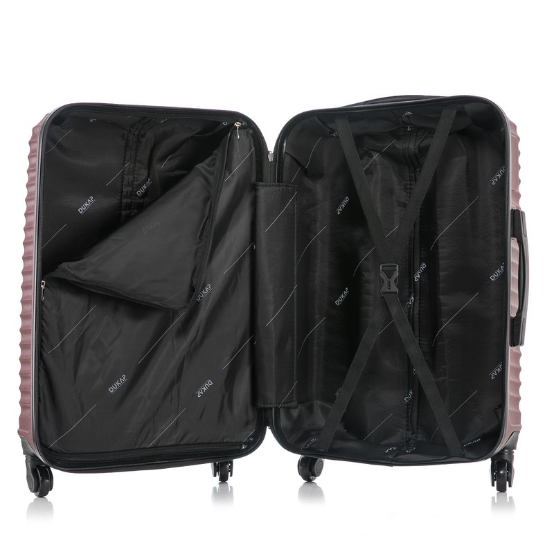 DUKAP Adly 24" Hard Shell Checked Luggage 360 Spinner Wheels Travel Suitcase gallery