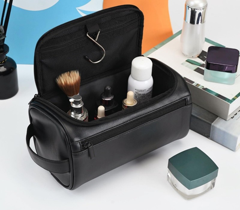 Personalized Large Toiletry Bag for Men,Minimalist Travel Toiletry Organizer ... gallery