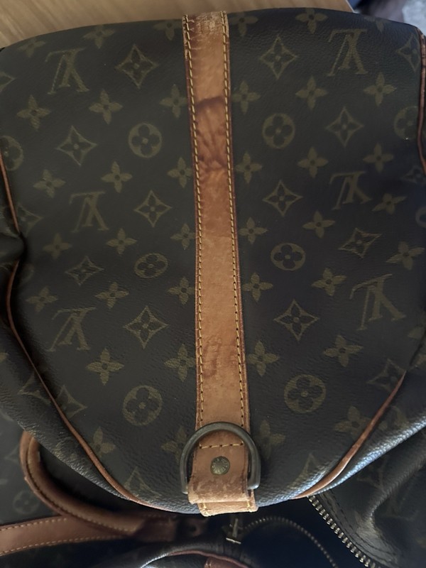 Authentic Louis Vuitton Monogram Duffle Boston Bag Keepall 55 Bandoulier #35439 gallery