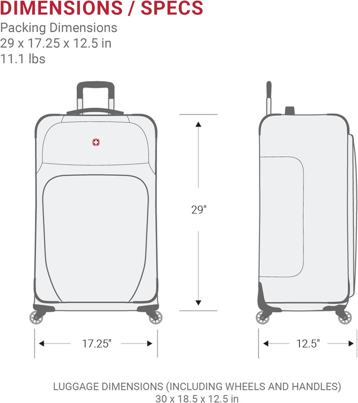Sion 3-Piece Set, Softside Expandable Luggage – 21 Inch Carry-On & 25 & 29 Inch gallery