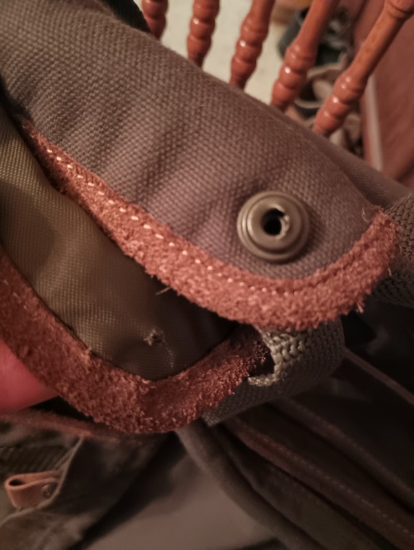 Vintage Field & Stream Rolling Canvas Backpack Travel Luggage Duffel 25x14x9 gallery