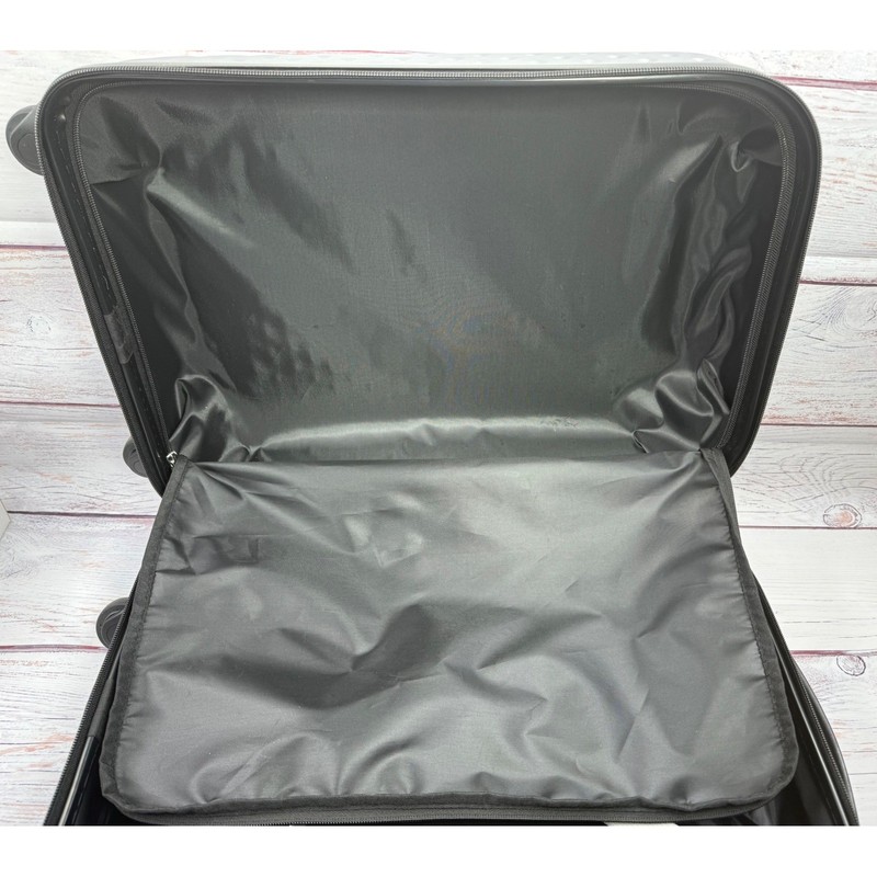 Disney Mickey Mouse Silver Hardshell Spinner Suitcase Carry On Luggage Bioworld gallery