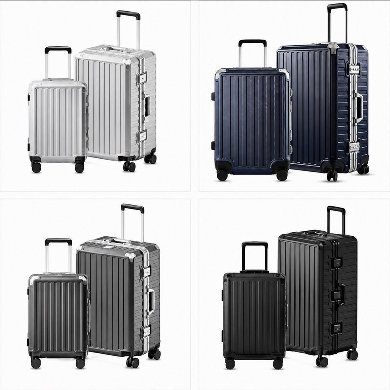 luggex Hard Shell Size In Photo Rolling Wheel No Zipper Comes in Different Color gallery
