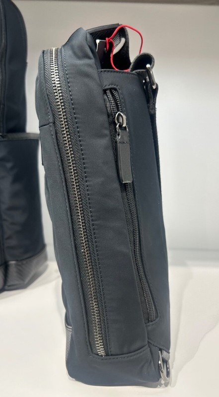 NEW Tumi RIDGEVIEW 12.25” Smooth Polyester Sling Crossbody - BLACK CARBON FIBER gallery