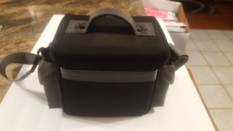 RYKA Padded Camera BAG w/ Strap & Multiple Compartments, Black Travel Fanny Pack gallery