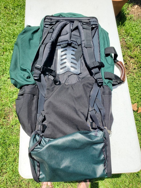 MEI Backpack Hiking Backpack Suitcase Green W/ Frame Made In USA gallery