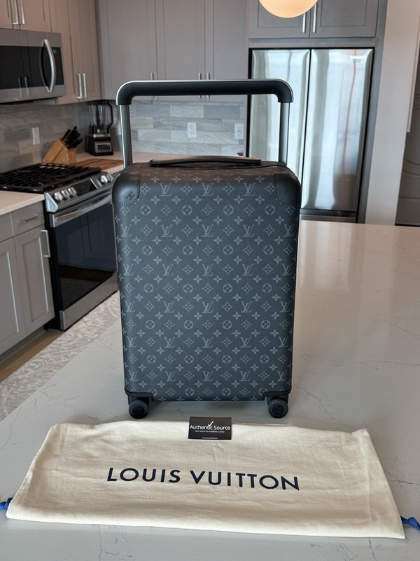 Louis Vuitton Monogram Eclipse Horizon 55 4 Wheel Rolling Luggage Carry On gallery