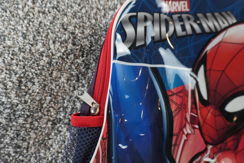 Marvel Spider-Man Kids Backpack Blue Red 3D Character School Bag Marvel Bookbag gallery