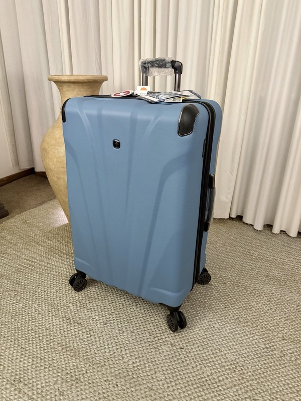 The Cascade Large Checked Spinner Luggage