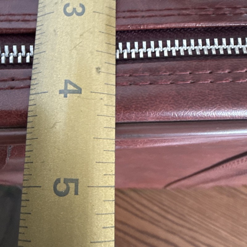 Vintage Red Suitcase Overnight Soft-Side NO KEY gallery