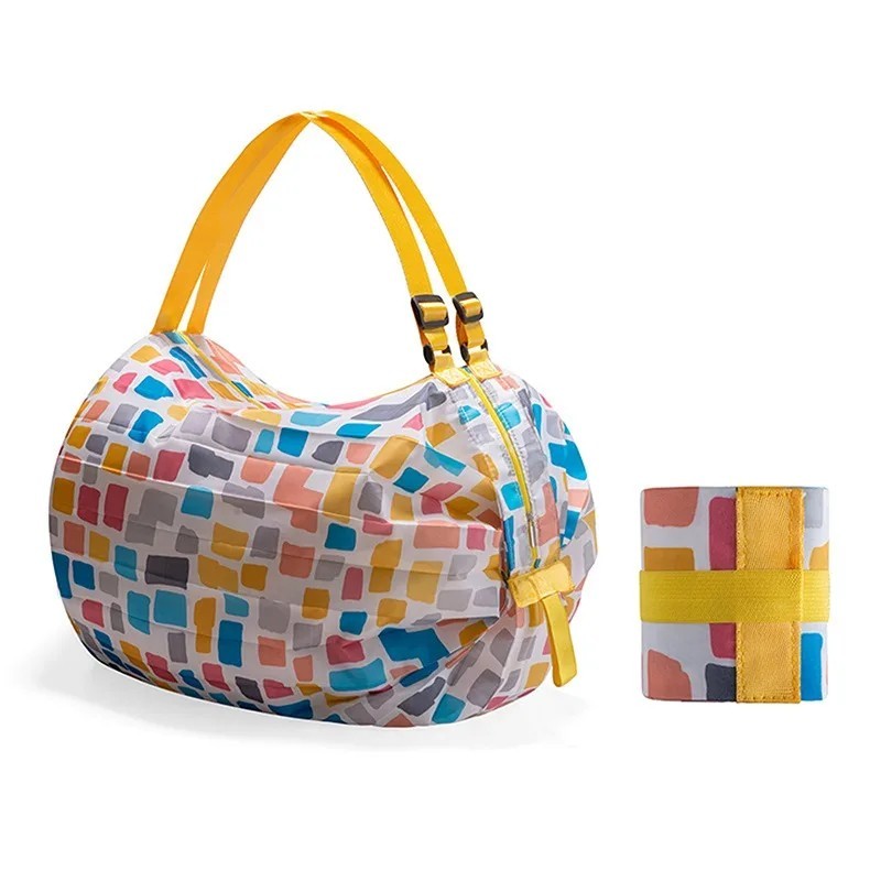Foldable Travel Storage Bag Large Capacity Portable Camouflage Tote Shopping
