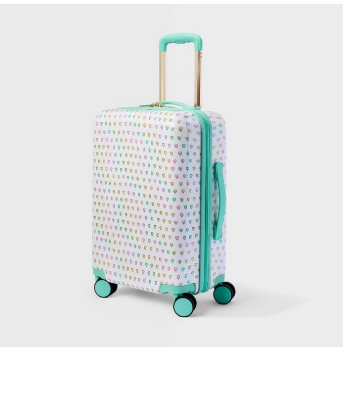 Roller Rabbit x Target Carry On Suitcase - Disco Hearts - SOLD OUT