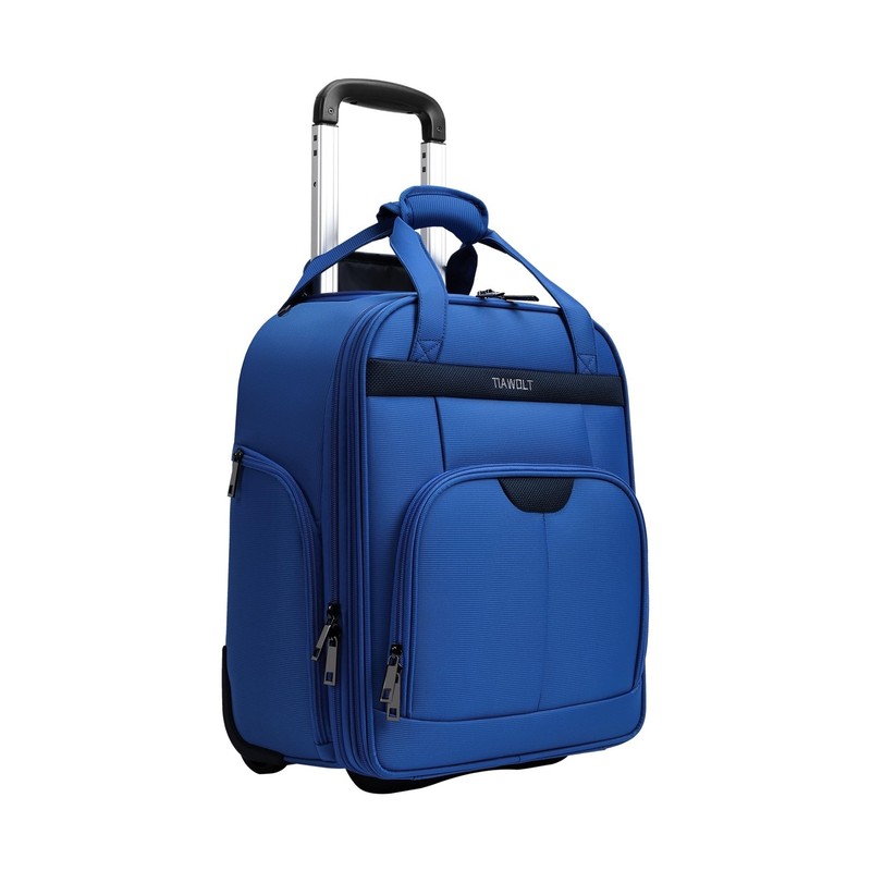 Weekender Overnight 16-Inch Underseat Carry-on Luggage With Wheels Soft Sided...