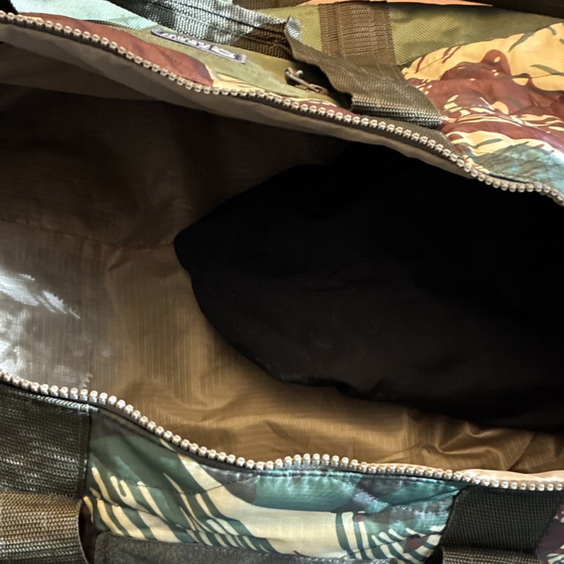 Zero Foxtrot Rhodesian Brushstroke Camouflage Woobie Duffle Gym Bag gallery