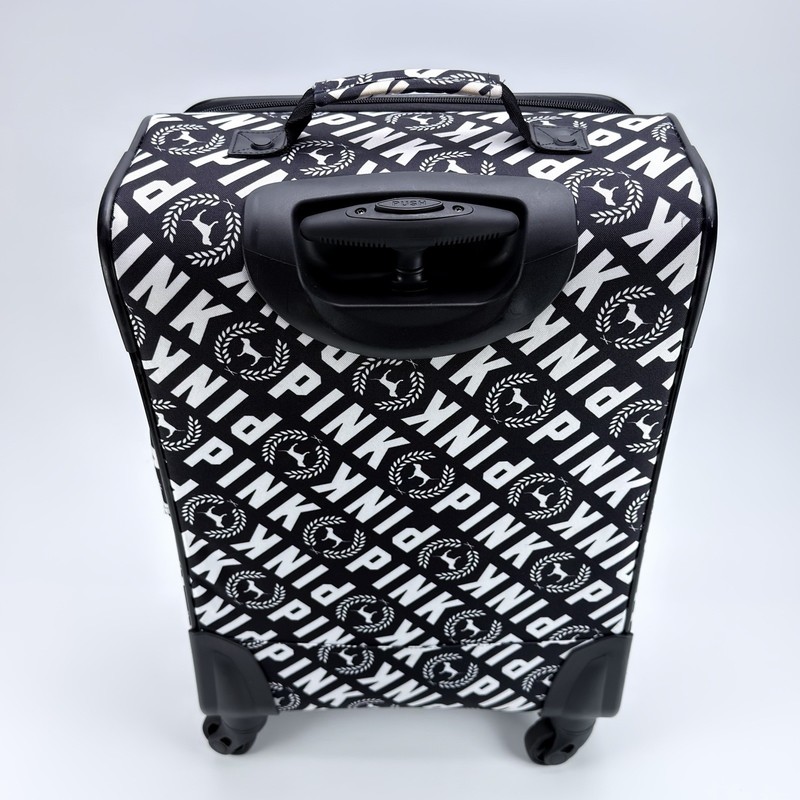 Pink By Victoria's Secret Logo Pattern Rolling Wheel Carry-On Luggage Suitcase gallery