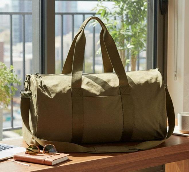 Universal Thread Green Nylon Duffel Weekender Bag Travel Underseat Carry-On NWT